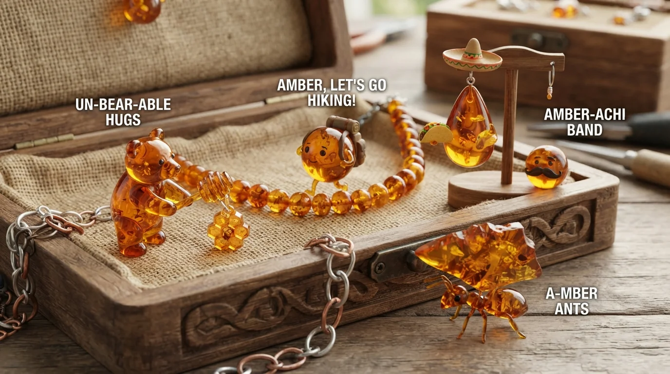 Amber Jewelry Puns