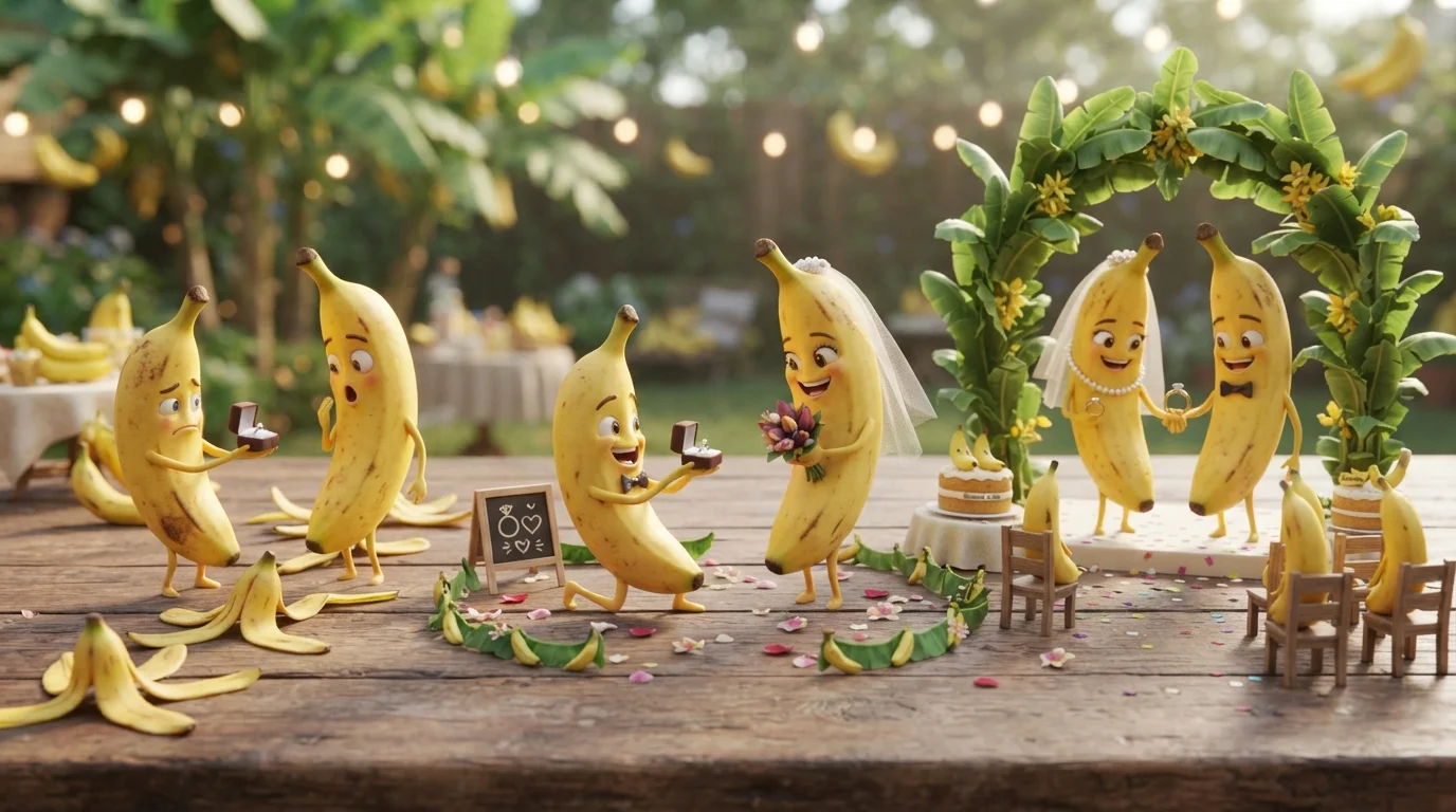 Banana Engagement & Wedding Puns