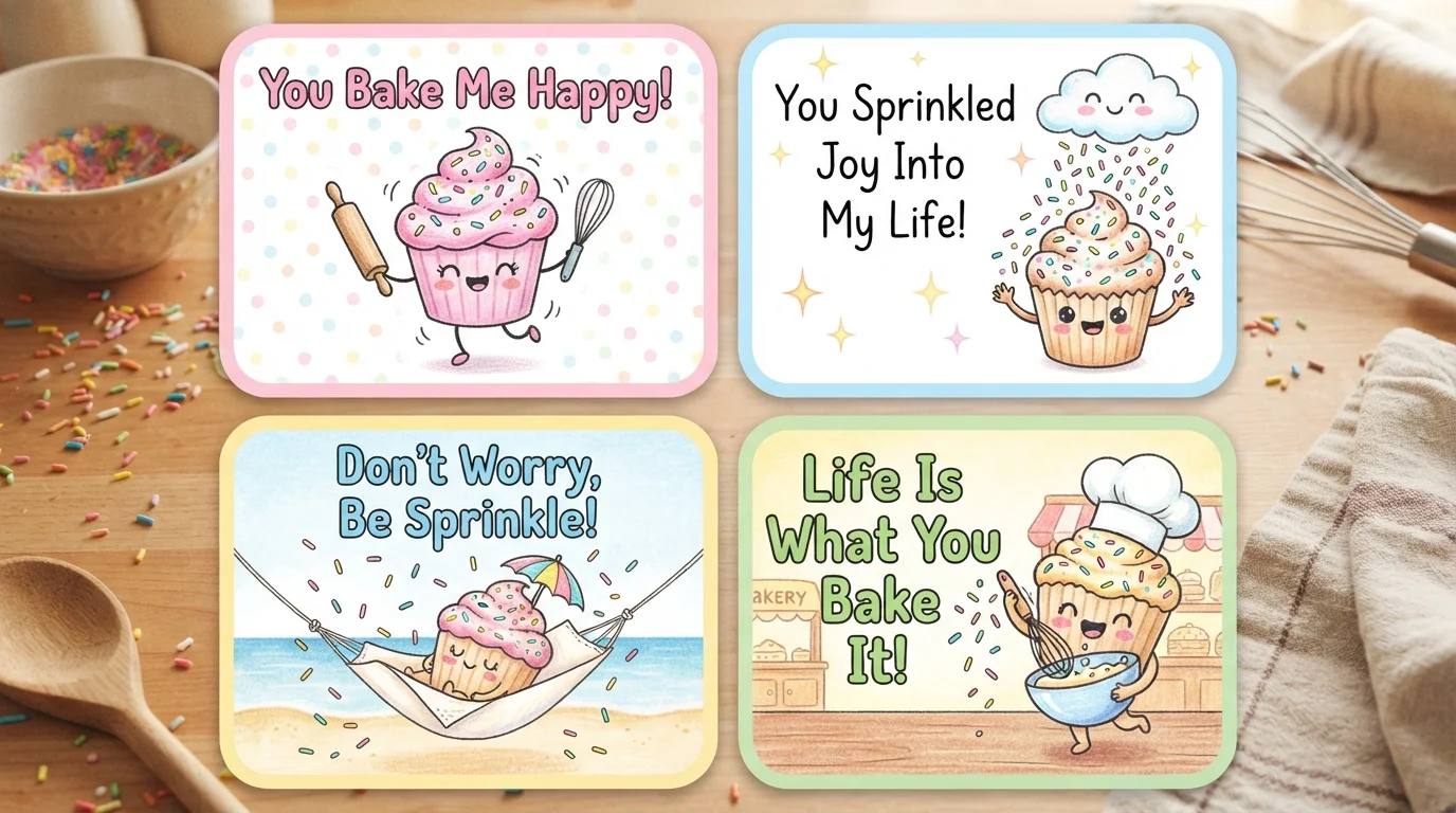 Cupcake & Sprinkles Puns