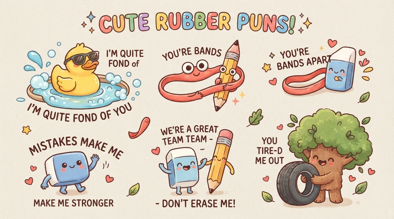 Cute Rubber Puns