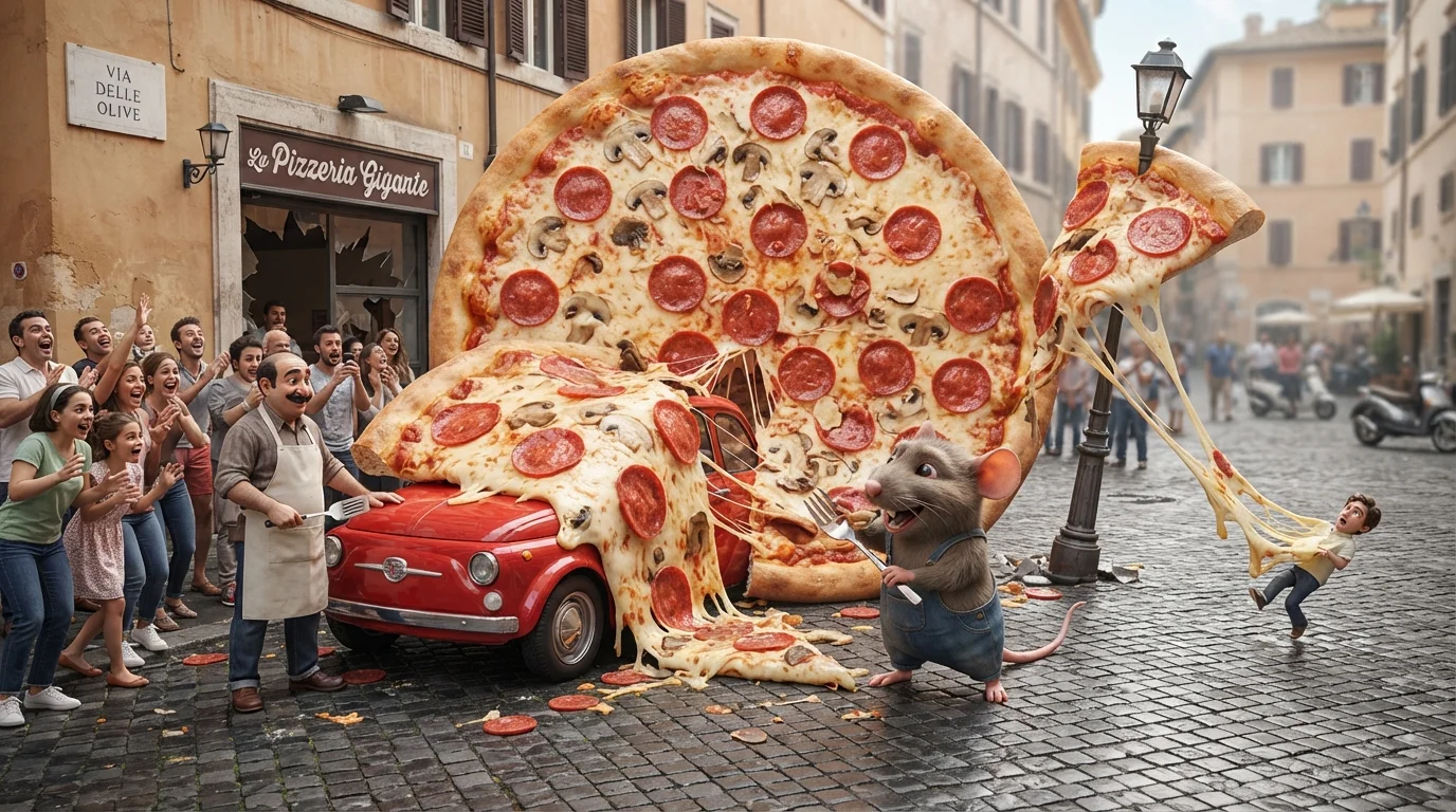 Giant Pizza Puns