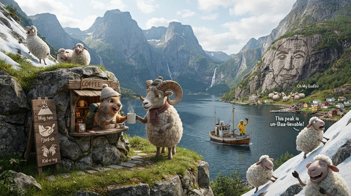 Mountain & Fjord Puns