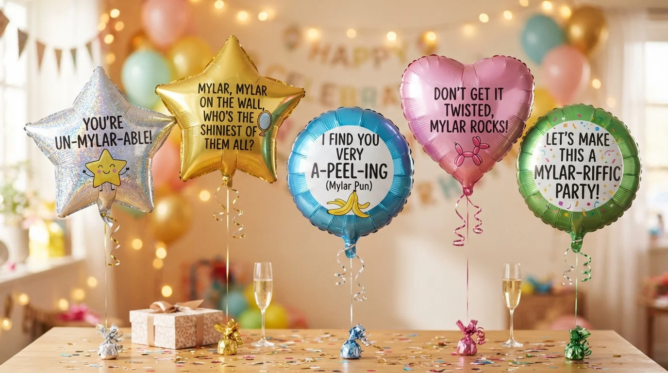 Mylar Balloon Puns