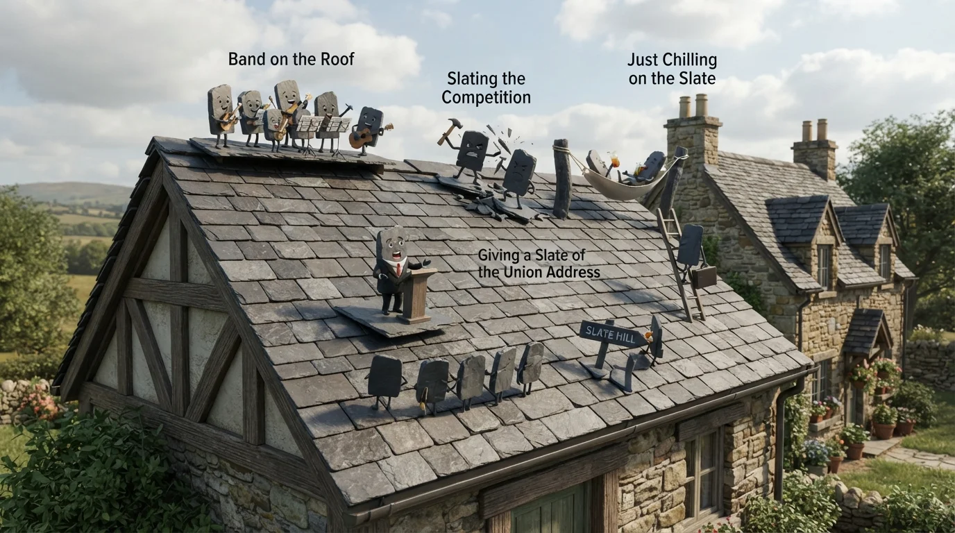 Roofing Slate Puns