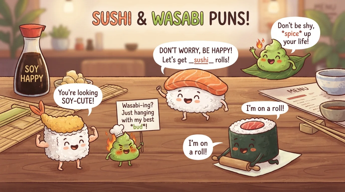 Sushi & Wasabi Puns