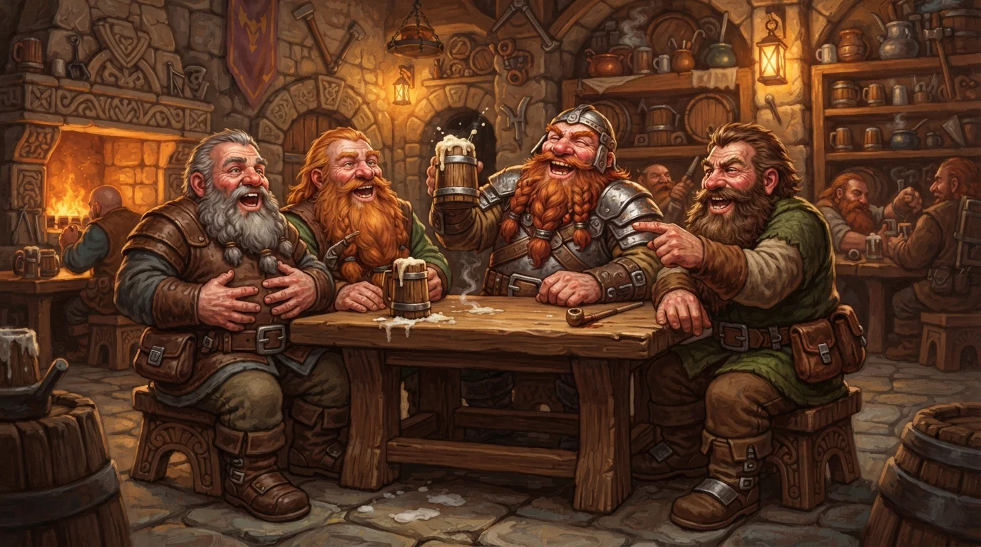 Classic Dwarf Puns